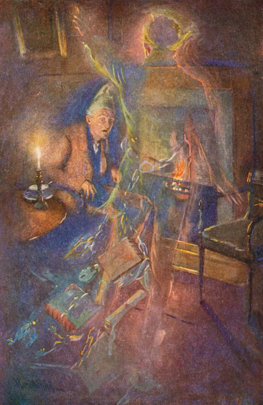 Illustration til A Christmas Carol af Charles Dickens af Harold Copping