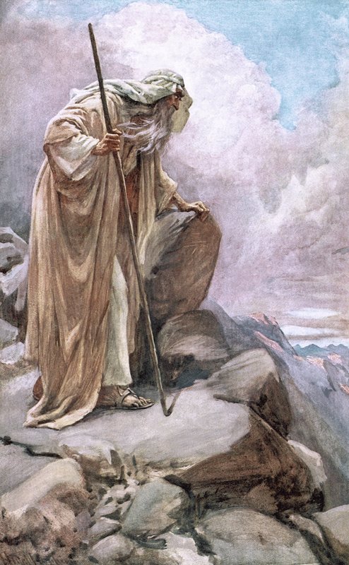 Moses på Pisgah af Harold Copping