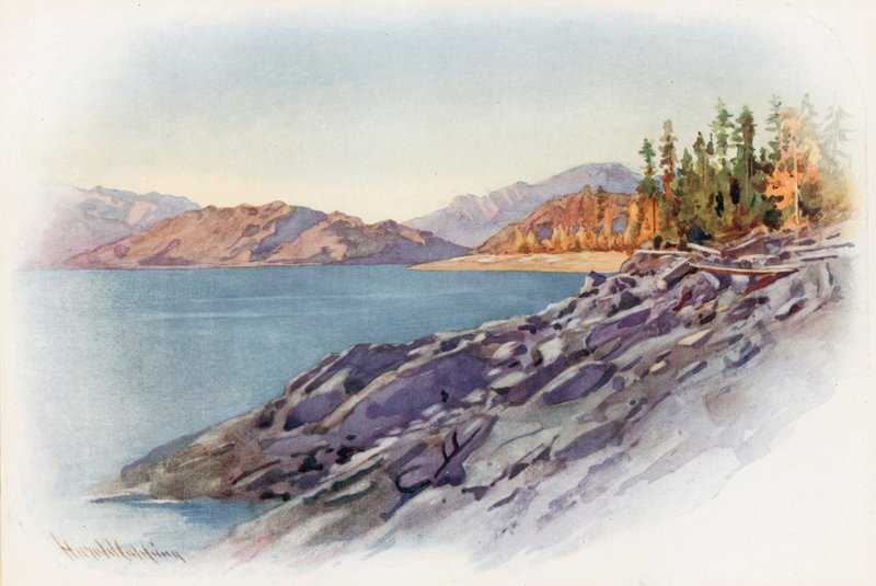 Ved Kootenay-søen af Harold Copping