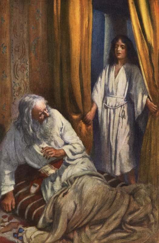 Samuel og Eli (farvelitografi) af Harold Copping