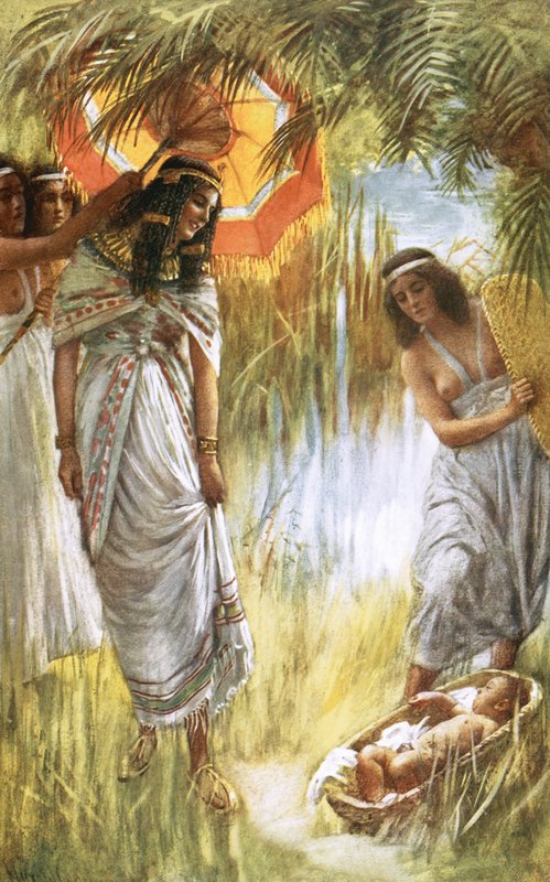 Fundet af Moses af Harold Copping