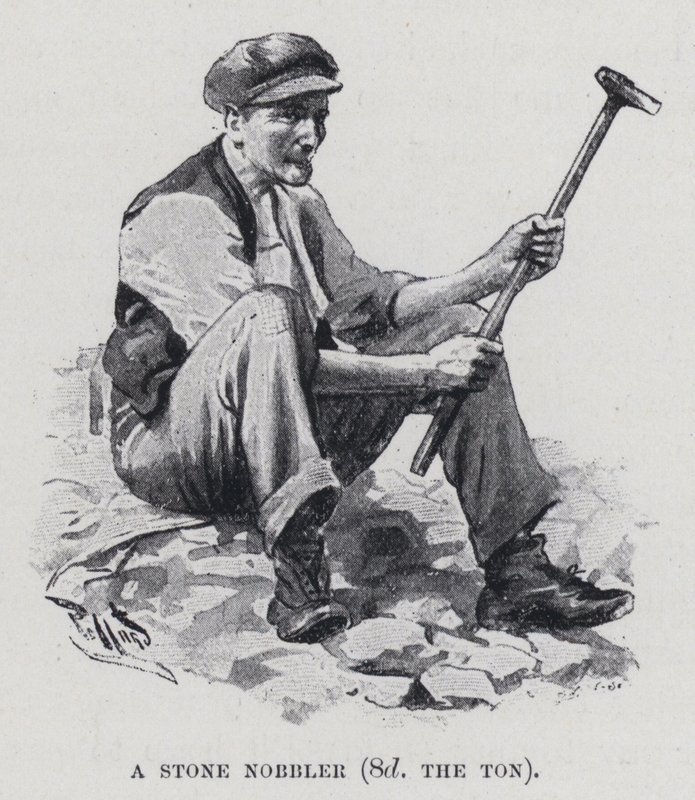 En stenædler, 8d the ton (s/h-billede) af Harold Hume Piffard