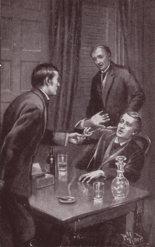 Illustration til The Mystery Of Edwin Drood af Charles Dickens (litho) af Harold Hume Piffard