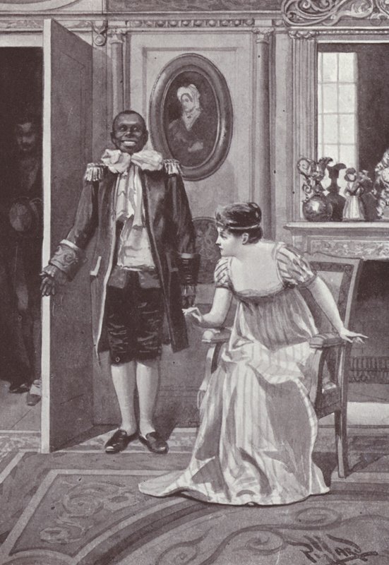 Illustration til Vanity Fair af William Makepeace Thackeray (litho) af Harold Hume Piffard