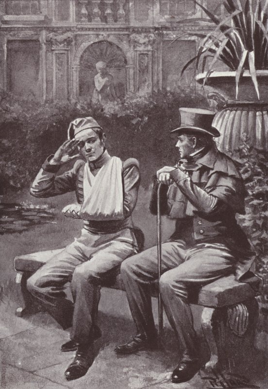 Illustration til Vanity Fair af William Makepeace Thackeray (litho) af Harold Hume Piffard