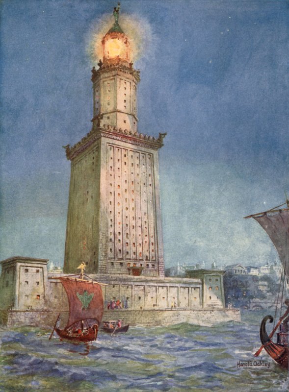 Antikke Middelhavets fyrtårn: Pharos i Alexandria af Harold Oakley