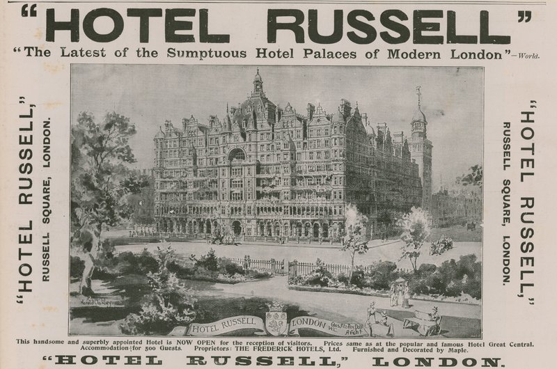 Hotel Russell, Russell Square, London af Harold Oakley