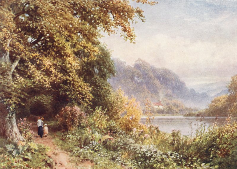 I nærheden af Albury (farvelitografi) af Harold Sutton Palmer