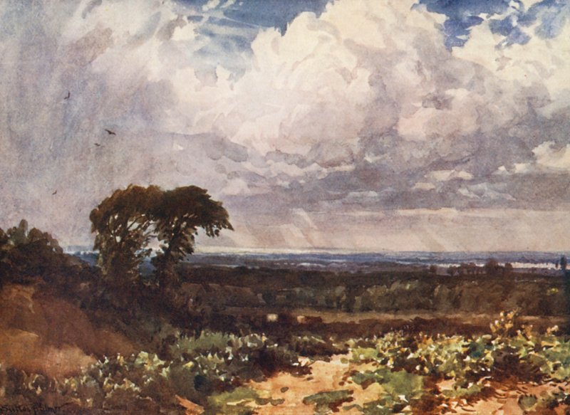 The Cloud (farvelitografi) af Harold Sutton Palmer