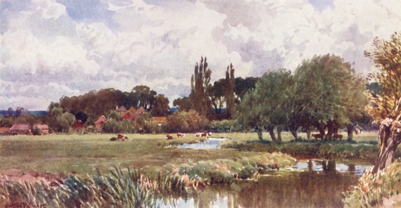 The Meads, Farnham (farvelitografi) af Harold Sutton Palmer