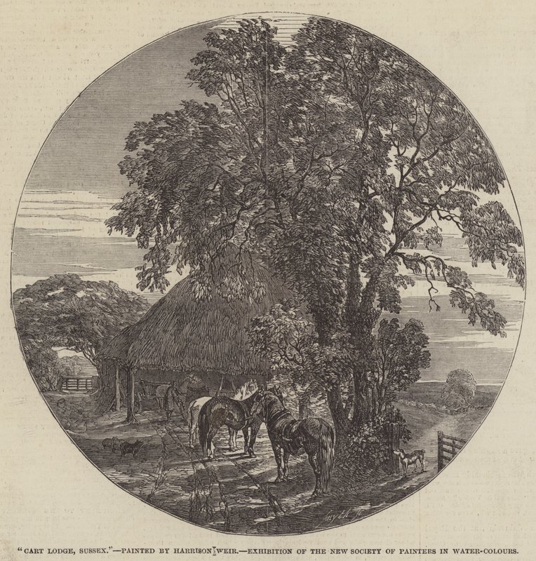 Cart Lodge, Sussex af Harrison William Weir