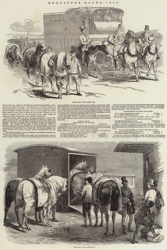 Doncaster Races, 1849 af Harrison William Weir