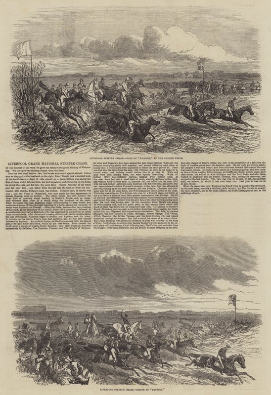 Liverpool Grand National Steeplechase af Harrison William Weir