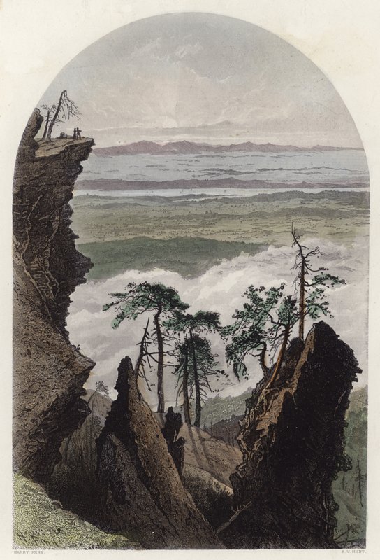 The Catskills, solopgang fra South Mountain af Harry Fenn