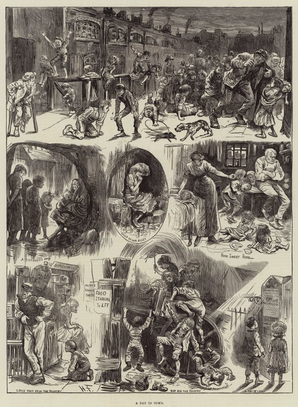 En dag i byen af Harry Furniss