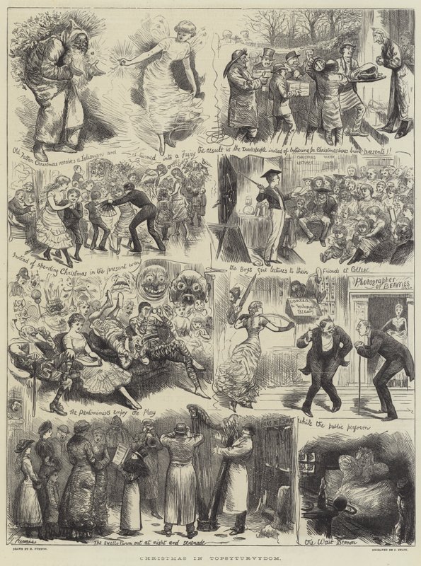 Jul i Topsyturvydom af Harry Furniss