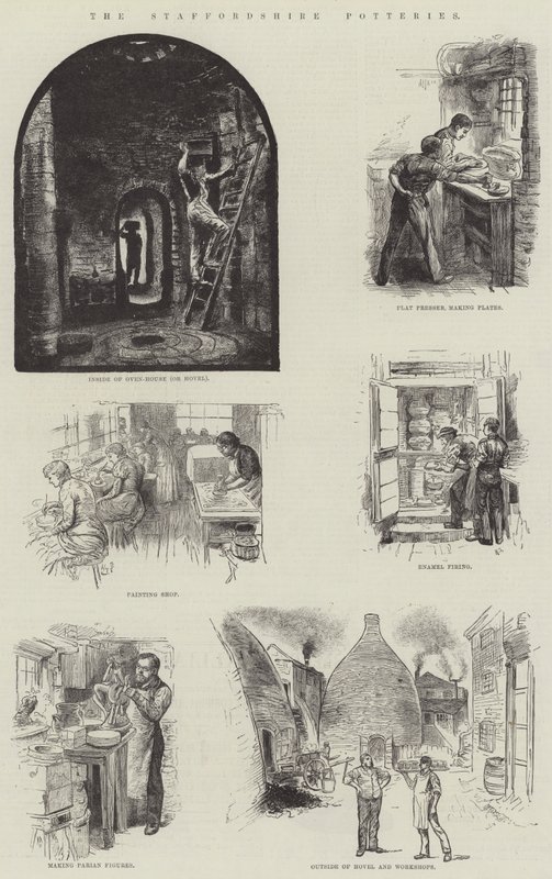 Staffordshire Potteries af Harry Furniss