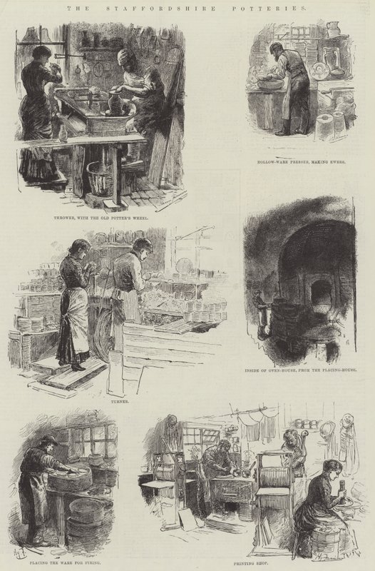 Staffordshire Potteries af Harry Furniss