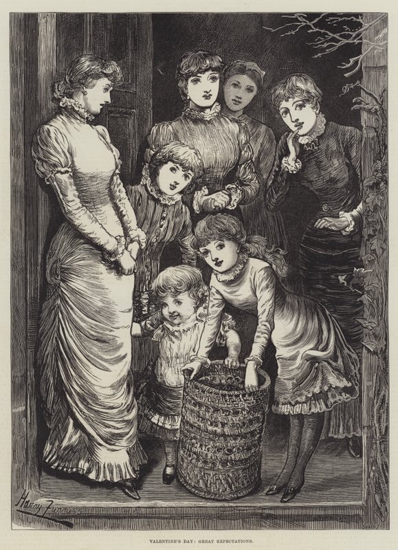 Valentinsdag, Store forventninger af Harry Furniss