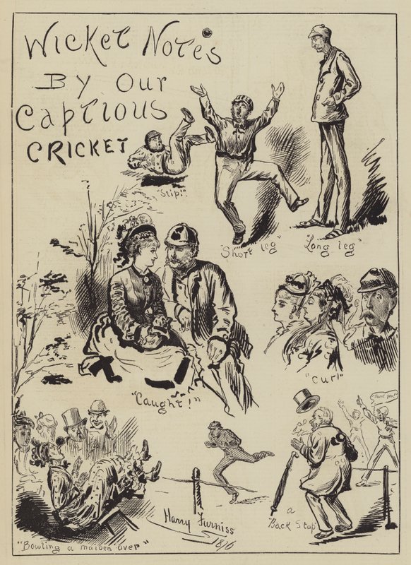 Wicket Notes af Our Captious Cricket af Harry Furniss