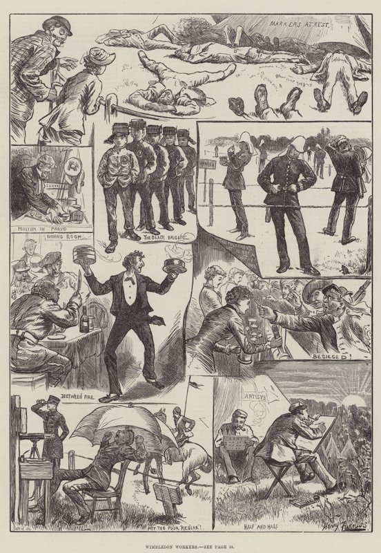 Wimbledon arbejdere af Harry Furniss