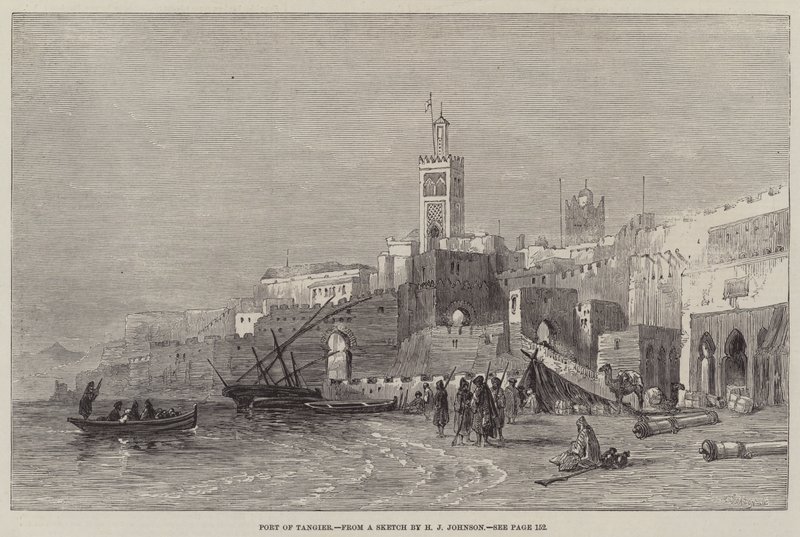 Tanger Havn af Harry John Johnson