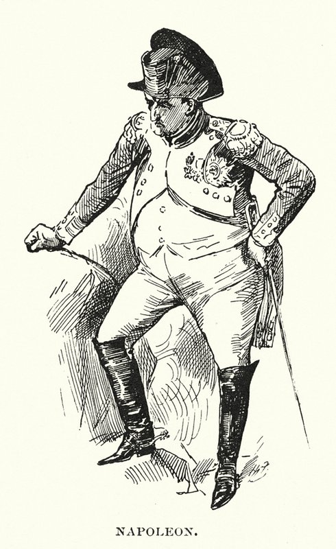 Napoleon (litografi) af Harry (after) Furniss