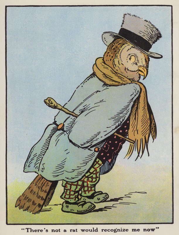 "Der er ikke en rotte, der ville genkende mig nu" (farve litho) af Harry B Neilson