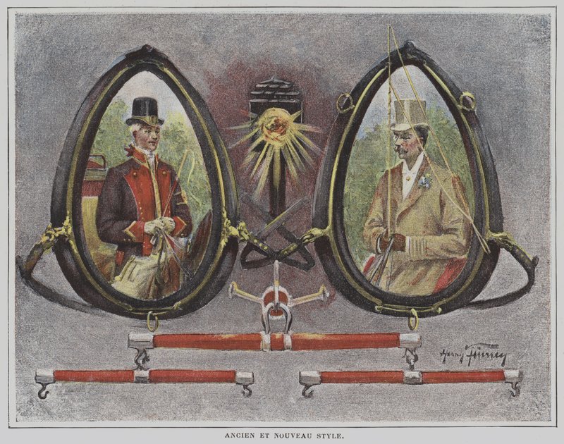 Gammel og ny stil (gamle og nye buschauffører) af Harry Finney