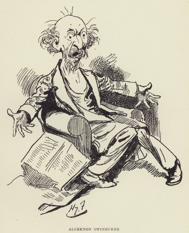 Algernon Swinburne af Harry Furniss