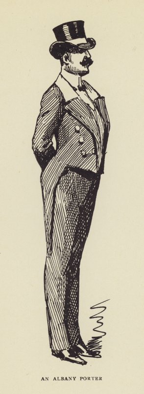 En Albany Porter af Harry Furniss