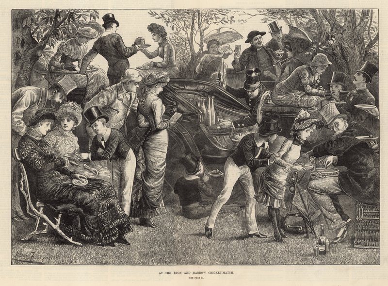Ved Eton og Harrow cricketkampen af Harry Furniss