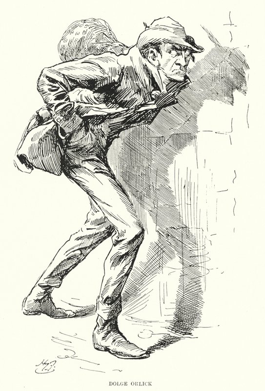 Illustration til store forventninger af Charles Dickens (litho) af Harry Furniss