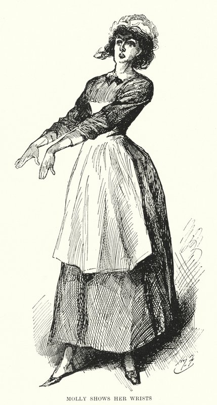 Illustration til store forventninger af Charles Dickens (litho) af Harry Furniss