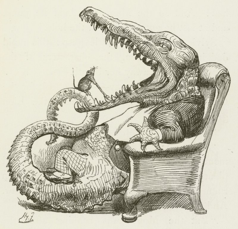 Illustration til Sylvie og Bruno af Lewis Carroll af Harry Furniss