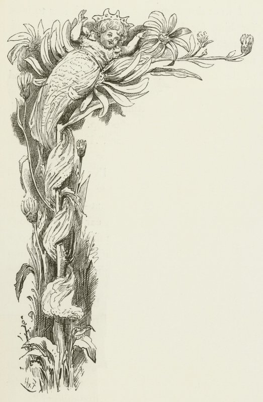 Illustration til Sylvie og Bruno af Lewis Carroll af Harry Furniss