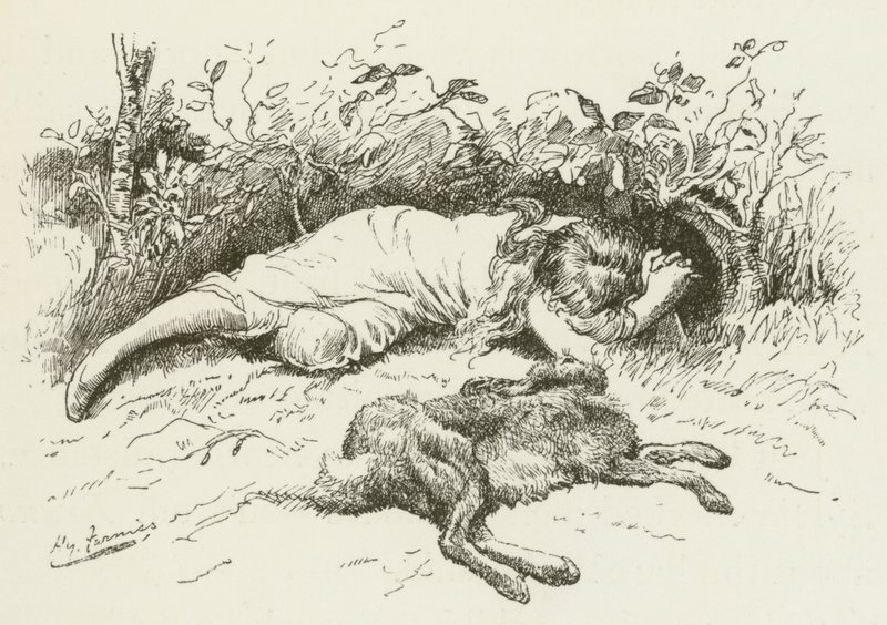 Illustration til Sylvie og Bruno af Lewis Carroll af Harry Furniss