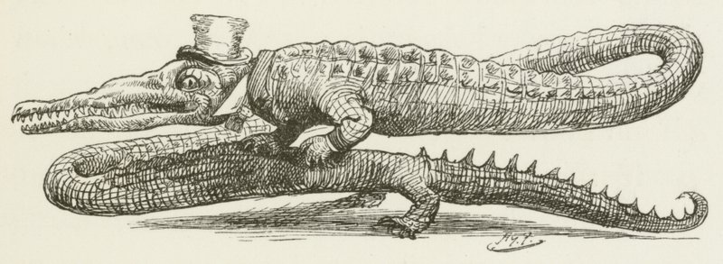 Illustration til Sylvie og Bruno af Lewis Carroll af Harry Furniss