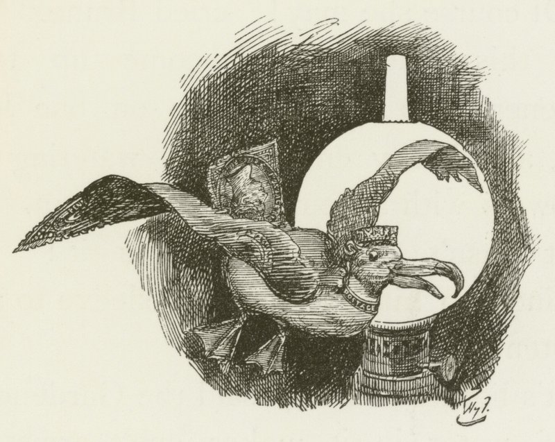 Illustration til Sylvie og Bruno af Lewis Carroll af Harry Furniss