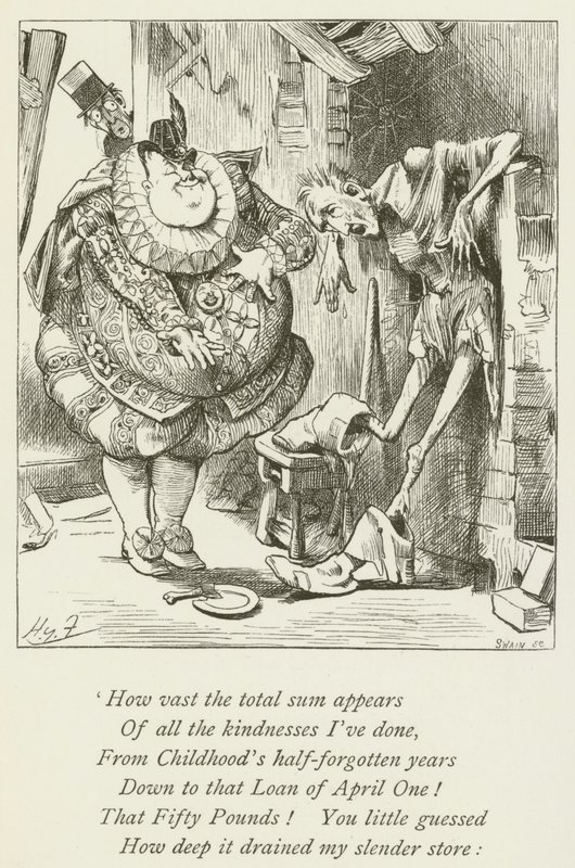 Illustration til Sylvie og Bruno af Lewis Carroll af Harry Furniss