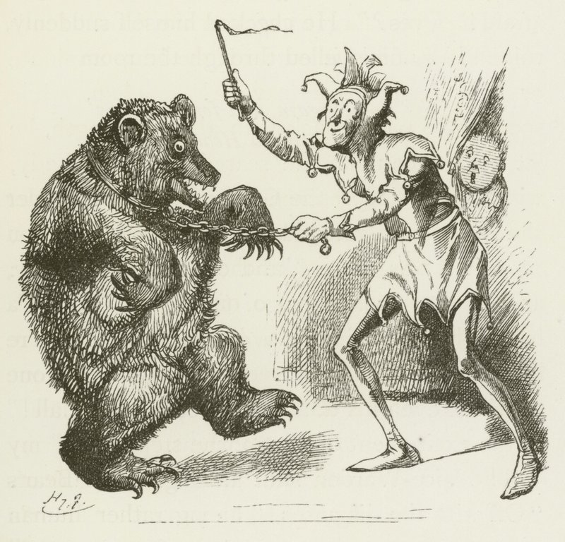 Illustration til Sylvie og Bruno af Lewis Carroll af Harry Furniss