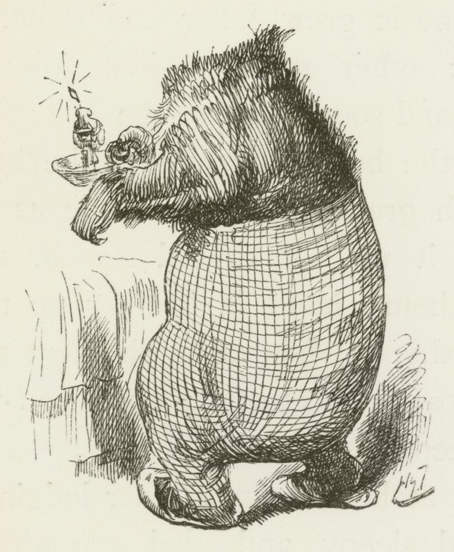 Illustration til Sylvie og Bruno af Lewis Carroll af Harry Furniss