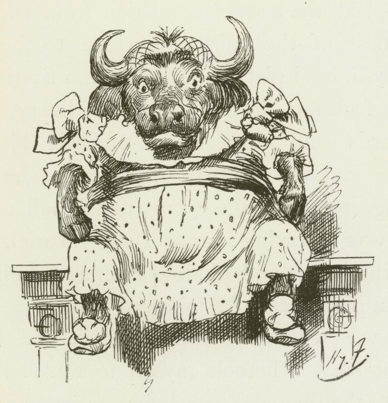Illustration til Sylvie og Bruno af Lewis Carroll af Harry Furniss