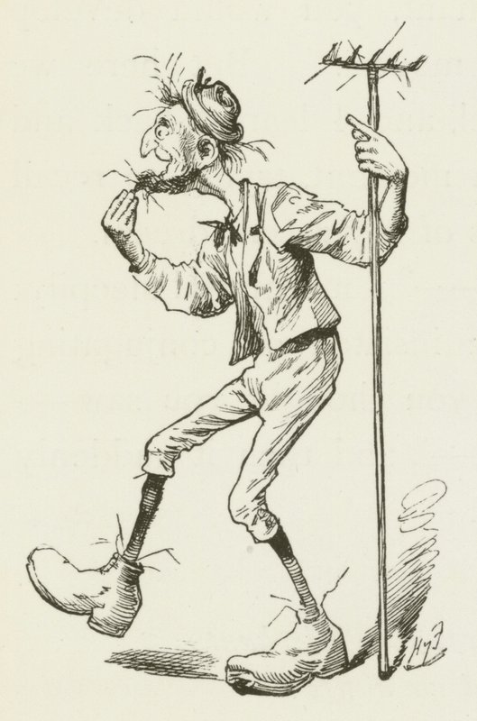 Illustration til Sylvie og Bruno af Lewis Carroll af Harry Furniss