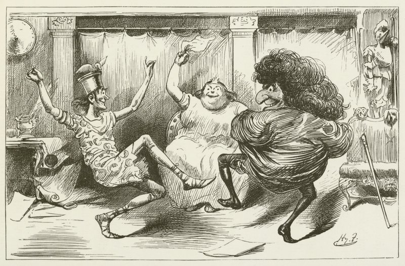 Illustration til Sylvie og Bruno af Lewis Carroll af Harry Furniss