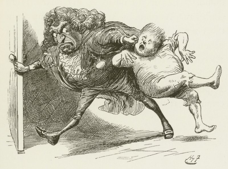 Illustration til Sylvie og Bruno af Lewis Carroll af Harry Furniss