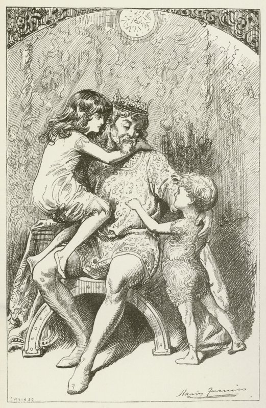 Illustration til Sylvie og Bruno af Lewis Carroll af Harry Furniss