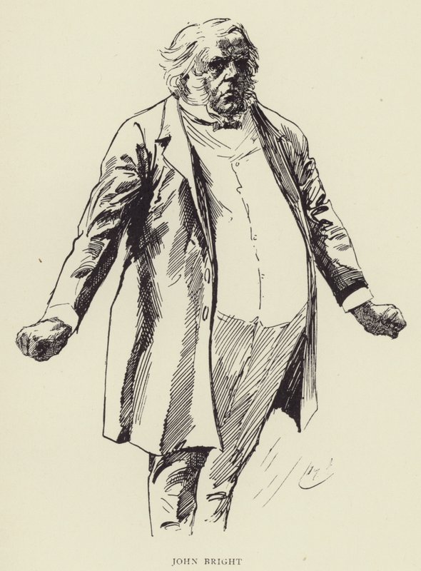 John Bright af Harry Furniss