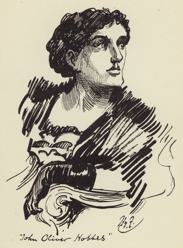 John Oliver Hobbes af Harry Furniss