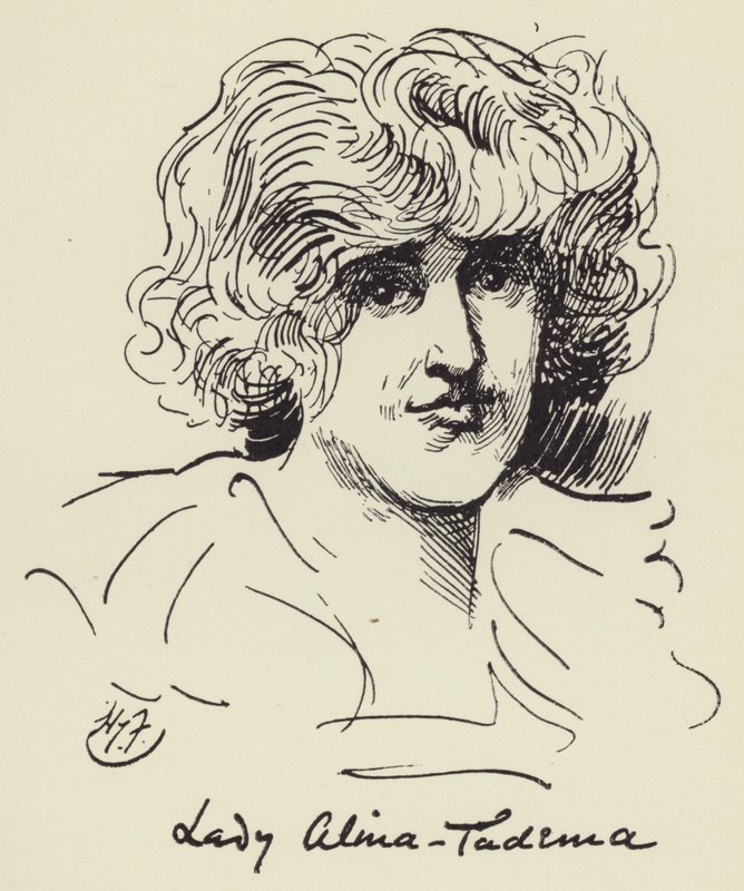 Lady Alma Tadema af Harry Furniss